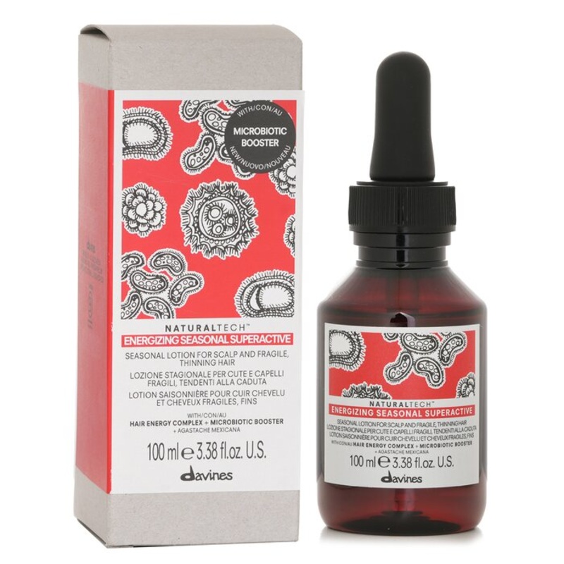 Natural Tech Energizing Seasonal Superactive Seasonal Lotion (For Scalp and Fragile, Thinning Hair) Size: 100ml/3.38oz Weight: 0.21KG
