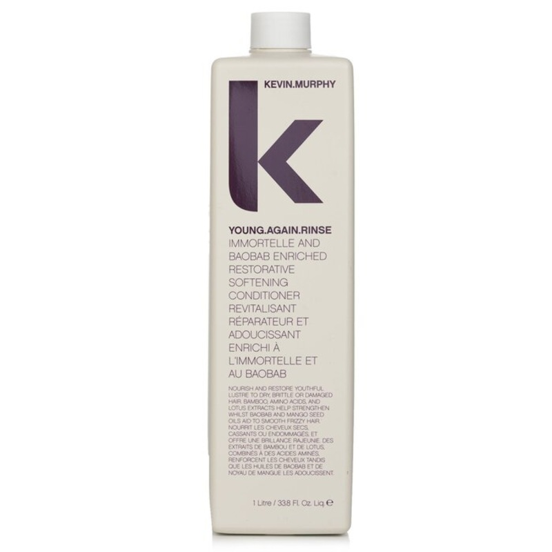 Young.again.rinse (immortelle And Baobab Infused Restorative Softening Conditioner – To Dry, Brittle Or Damaged Hair) – 1000ml/33.8oz