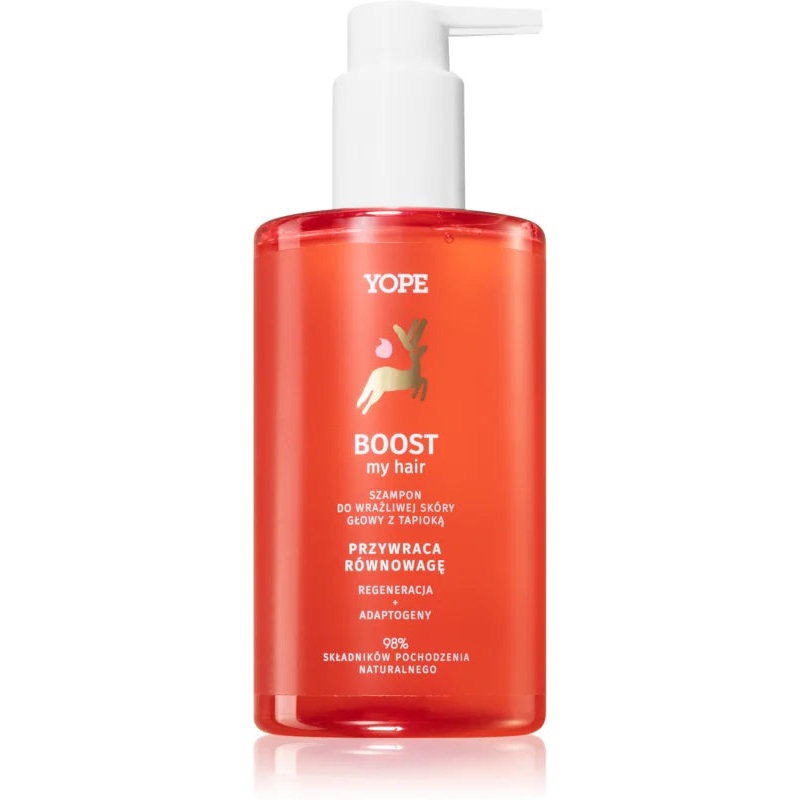 Yope BOOST my hair shampoo for sensitive and irritated scalp 300 ml
