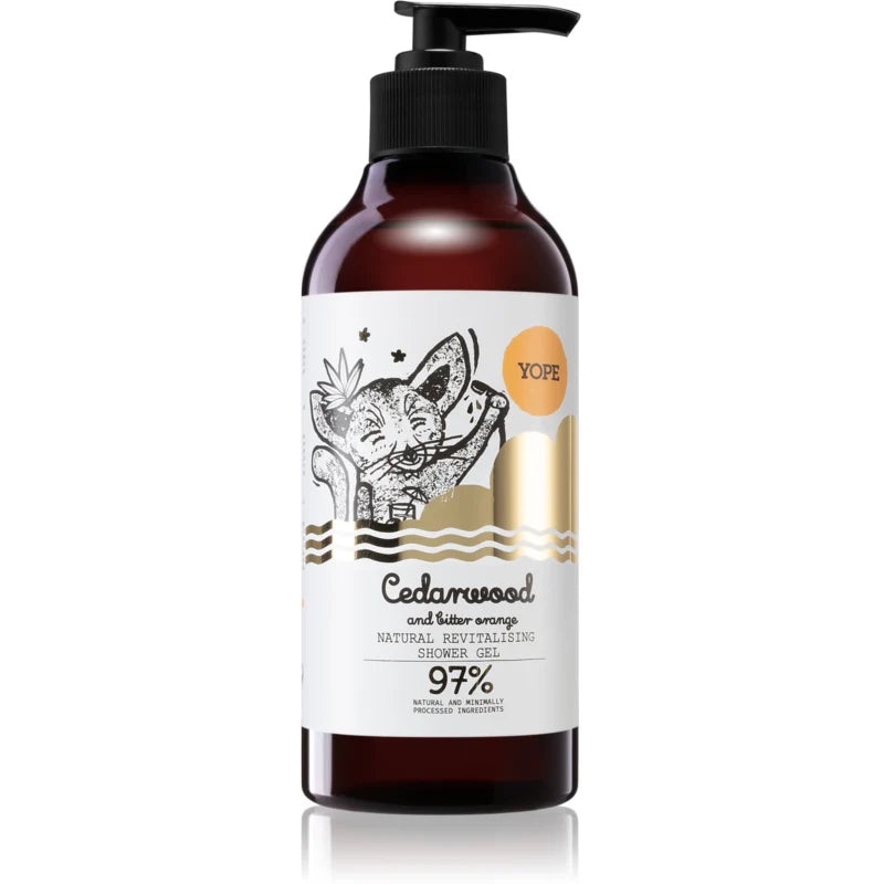 Yope Cedarwood & Bitter Orange revitalizing shower gel 400 ml