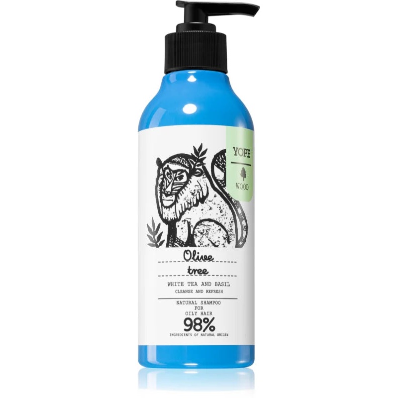 Yope Wood Olive Tree shampoo for oily hair 300 ml