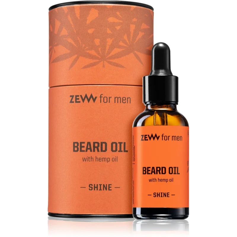 Zew For Men Beard Oil with Hemp Oil Shibe 30 ml