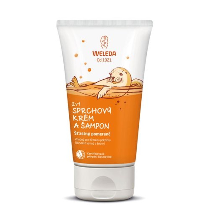 Weleda 2-in-1 Happy Orange Shower Cream and Shampoo