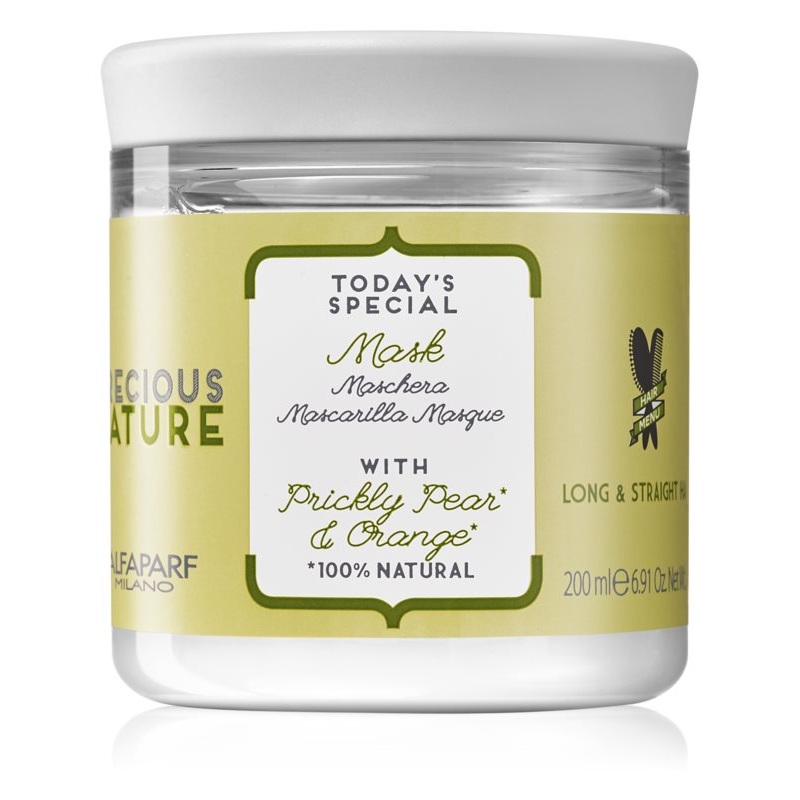 Alfaparf Milano Precious Nature Prickly Pear & Orange smoothing mask 200ml