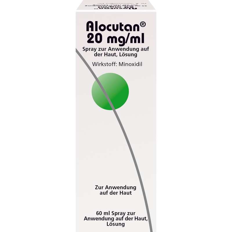 Alocutan 20mg/ml 2% Minoxidil solution 60 ml