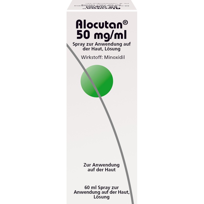 Alocutan 50mg/ml 5% Minoxidil solution 60 ml