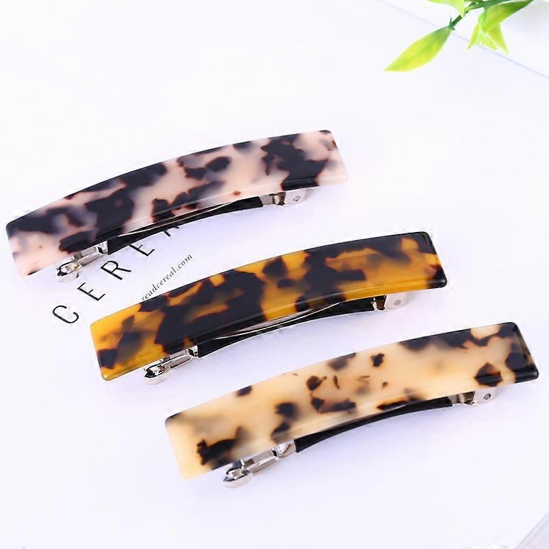 Barrettes for Women, Multifunctional Design Tortoise Shell Clips for Thick Thin Hair, Easy to Use Anti-Slip Hair Accessories for Work and Play (3