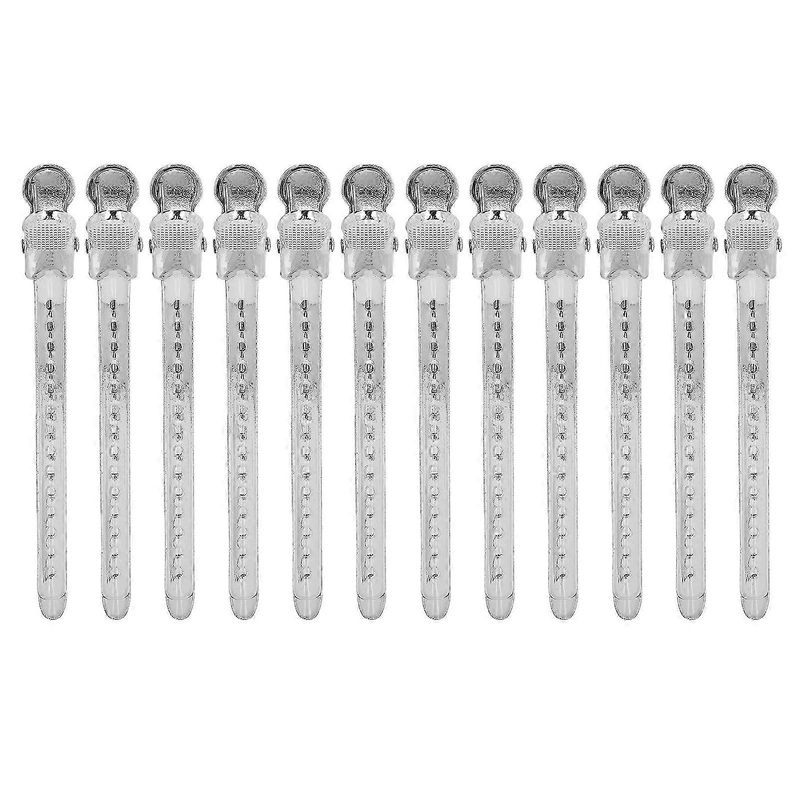 12pcs Duck Billed Hair Clips Large Opening Angle Tighter Clamping Force Convenient Practical Durable Hairstyle Tool