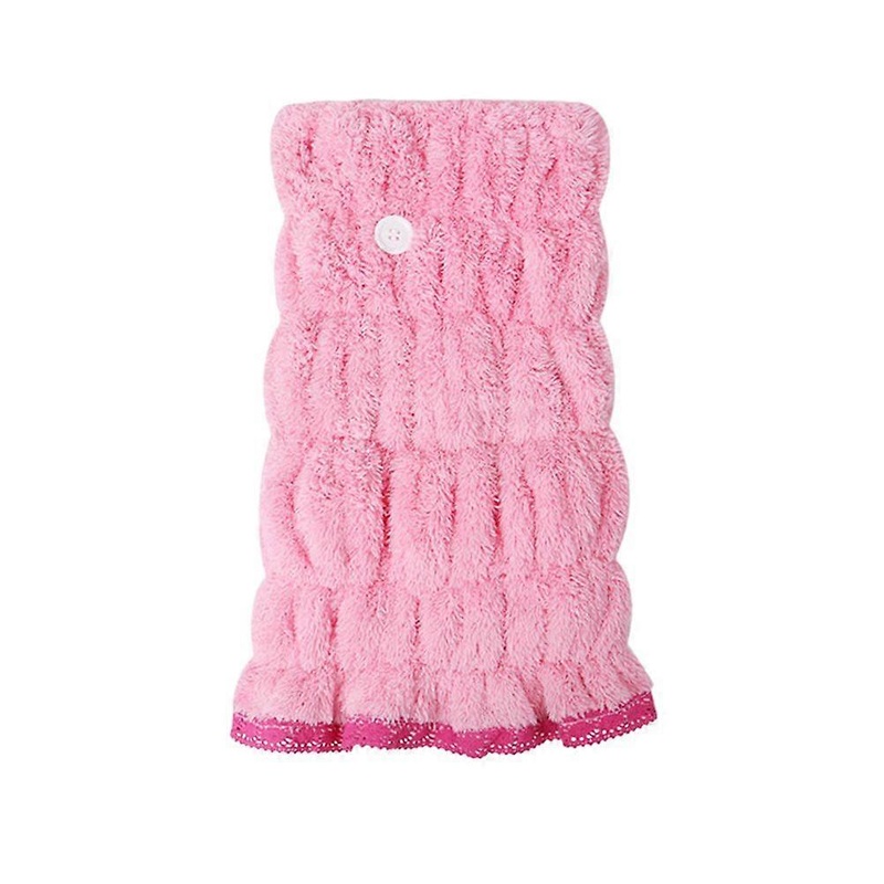 1Pc Hair Drying Bath Bowknot Hair Drying Wrap Shower Hair Turban Bathroom Accessories (Random Color)