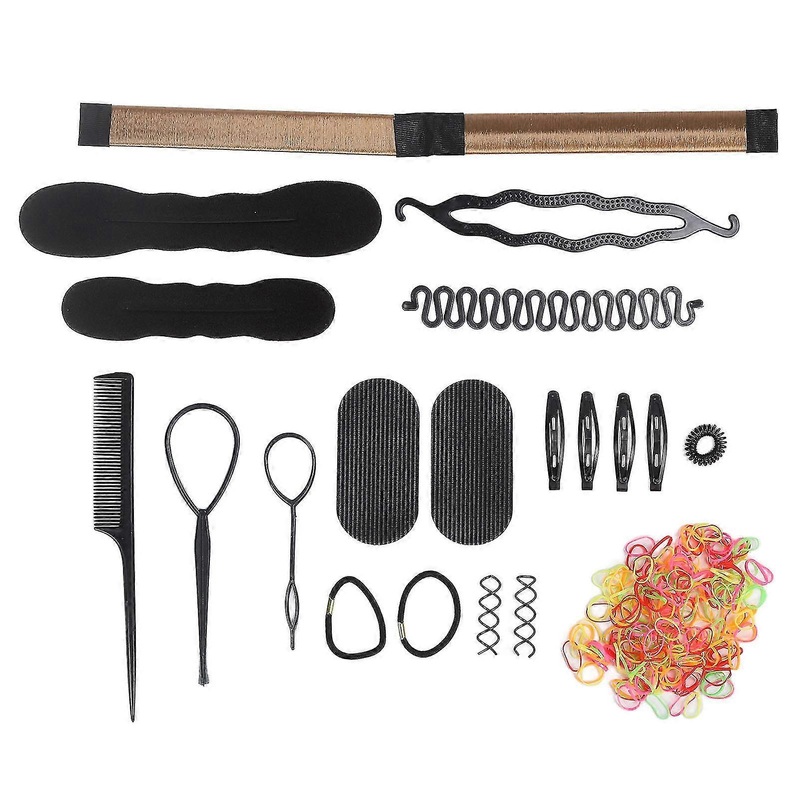2025 20PCS Hair Braiding Tool Portable Lightweight DIY Hair Accessories for Hairstylists Ladies Girls