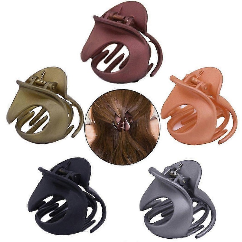 2025 Durable Girls Hair Clips, Strong No-Slip Grip Hair Ornaments, 5Pcs Fashion Design Hair Clips Ideal For Women’S Daily Beauty Routine, Non-Damaging