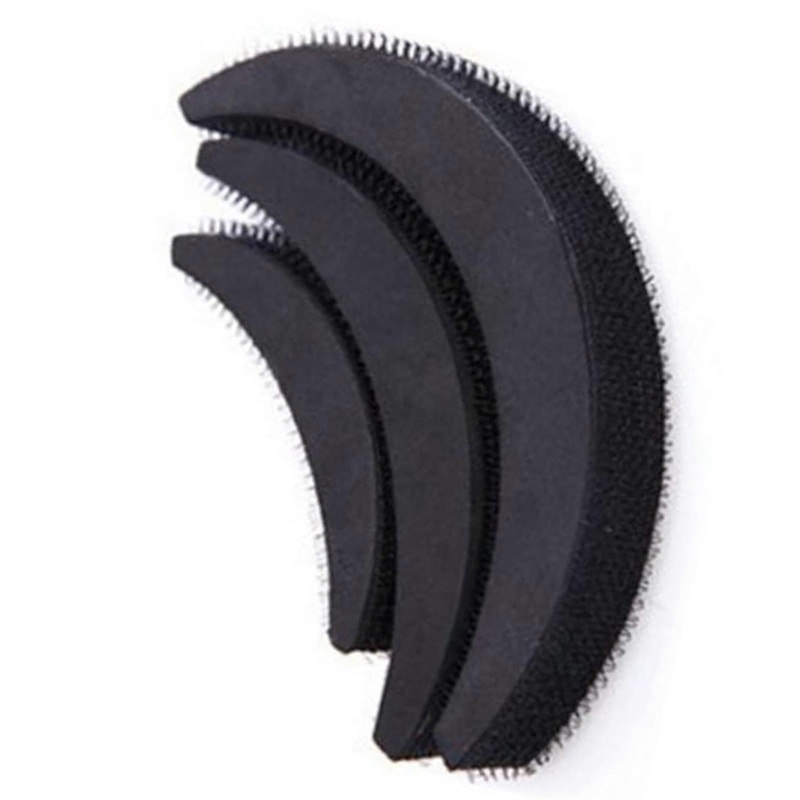 3PCS Women Volume Hair Base DIY Bump Styling Clip Stick Bun Maker Insert Tool