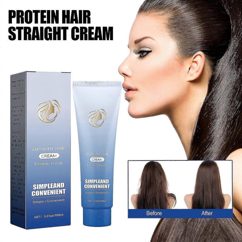 Hair Straightening Cream For Both Men And Women No Need To Clip Or Straightenhair Straightening Cream, Protein Hair Straightening Cream