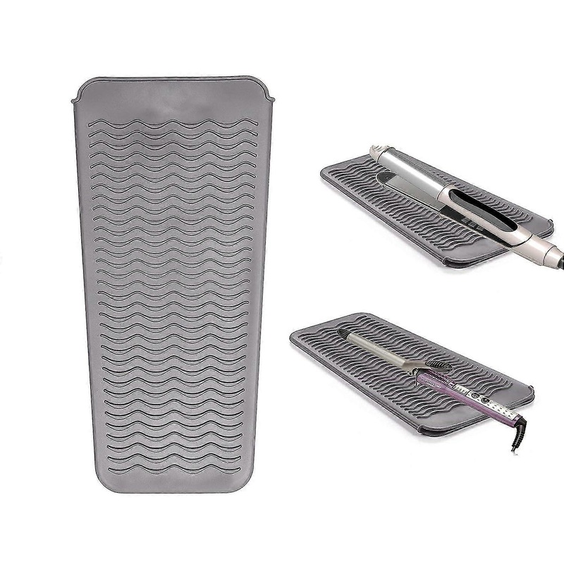 Heat Resistant Silicone Mat Pouch For Curling Iron Hair Straightener Flat Iron And Hair Styling Tool