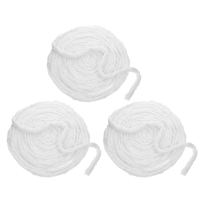 Perm Cotton Strips Disposable for Salon Use Cotton Material White Water Absorbent 3 Packs