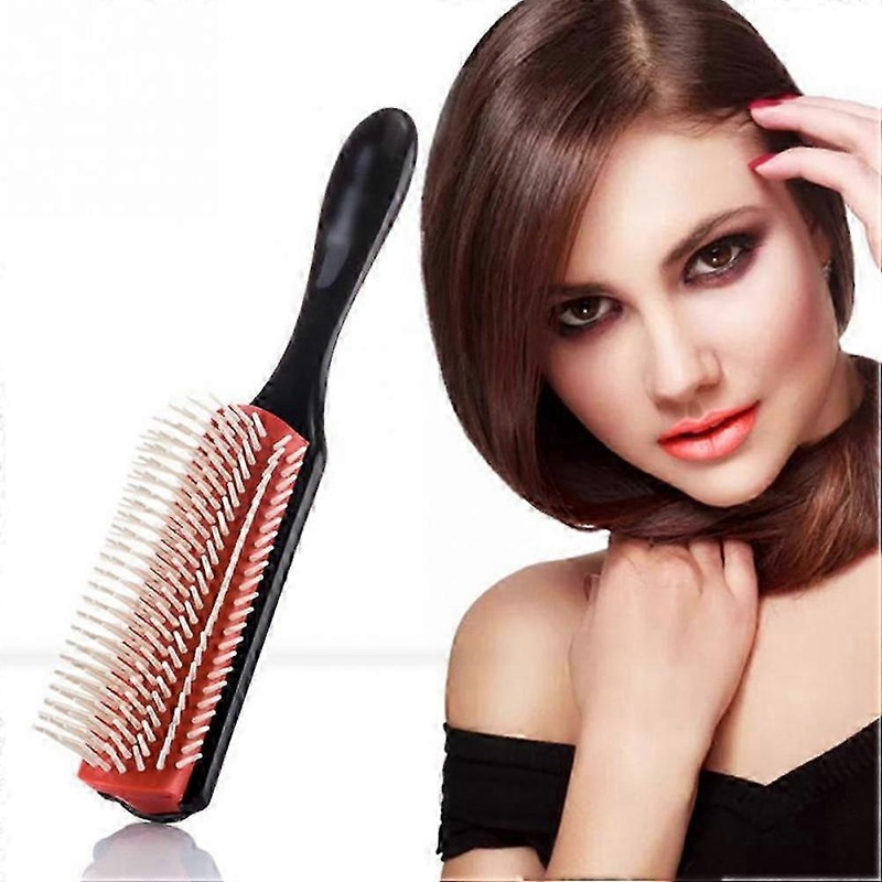 Stylist-Grade Brush For All Hair Textures, Heat Resistant With Anti-Static Feature, Wide Combing Range And Compact For On-The-Go Use