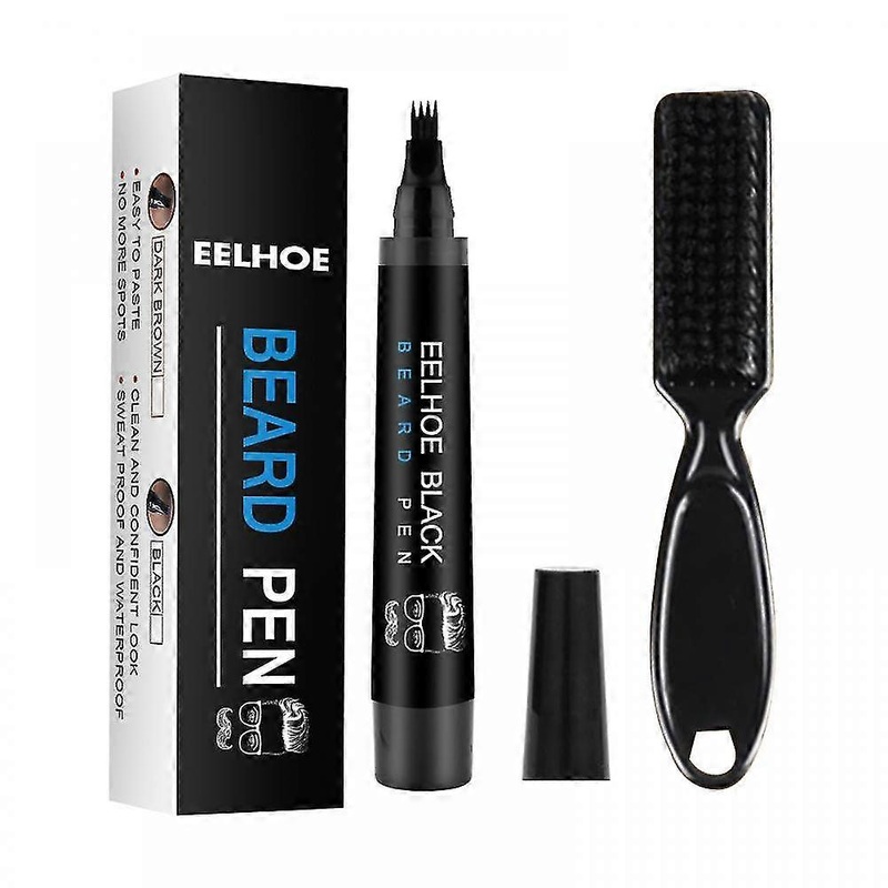 Beard Filler Pencil Black Brown Beard Enhancer Men Beard Mustache Care Dye Hair Pencil  TA