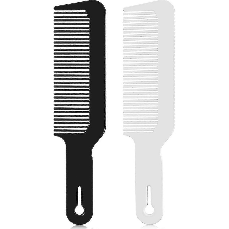 Flat Top Comb Set of 2 Pieces for Barbering and Hair Cutting