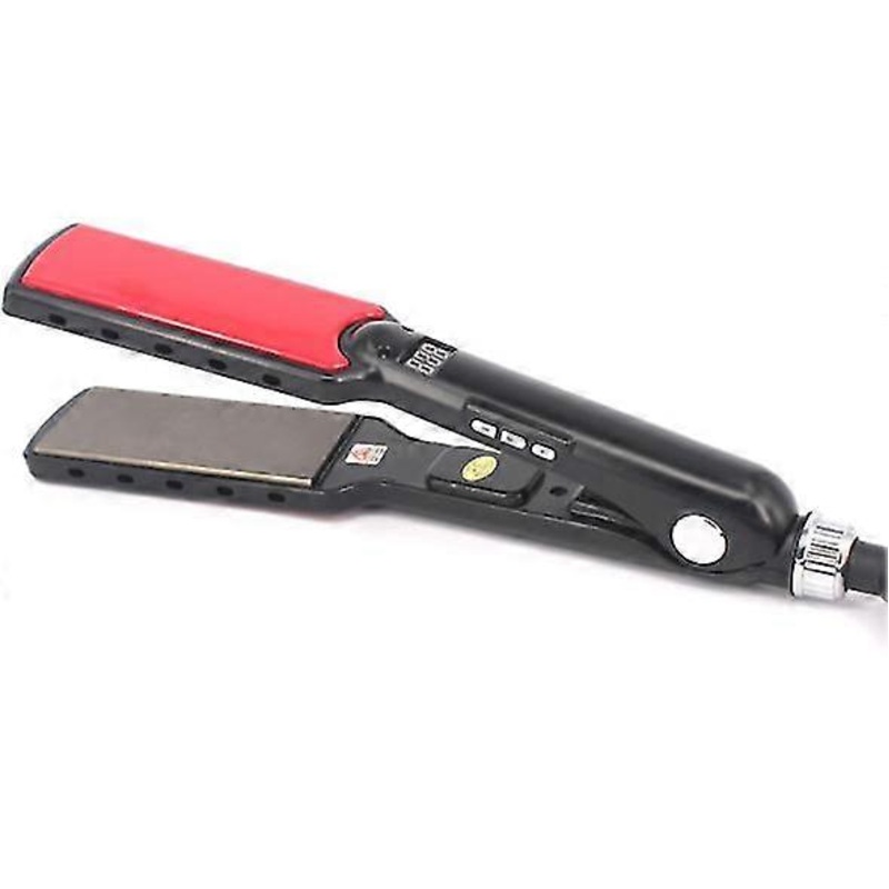 Hair Straightener, Fast Heating, Ceramic LCD Screen (Red)