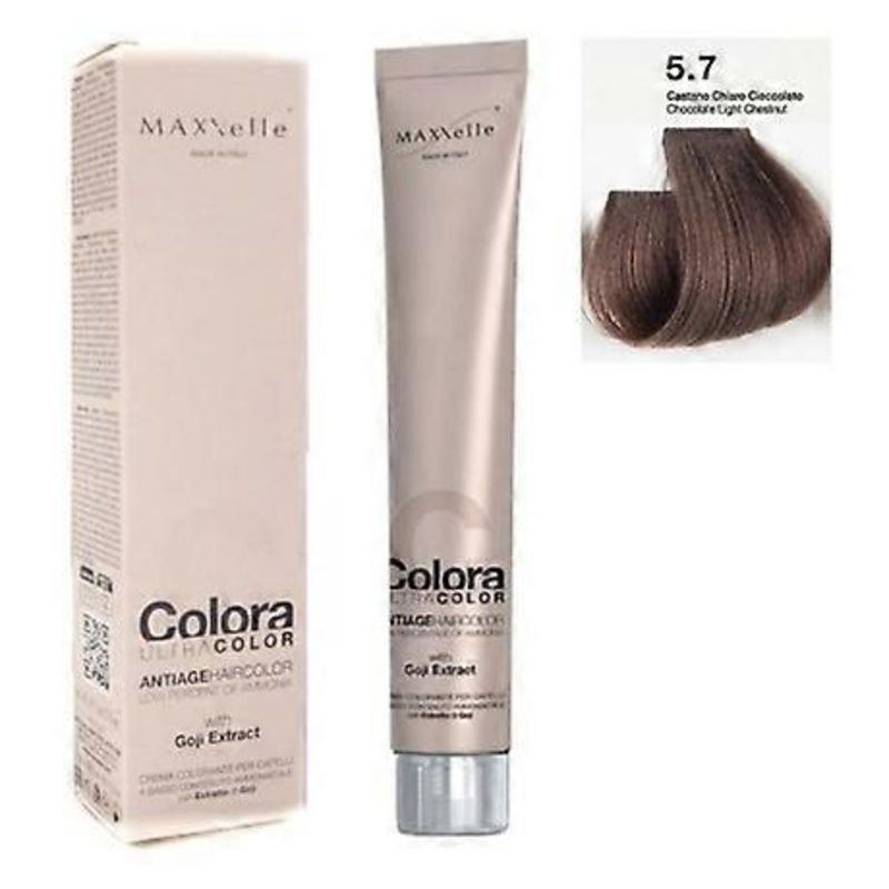 Mahogany Light Chestnut 5.5 Colora Maxxelle With Natural Fruit Of Goji 100 Ml