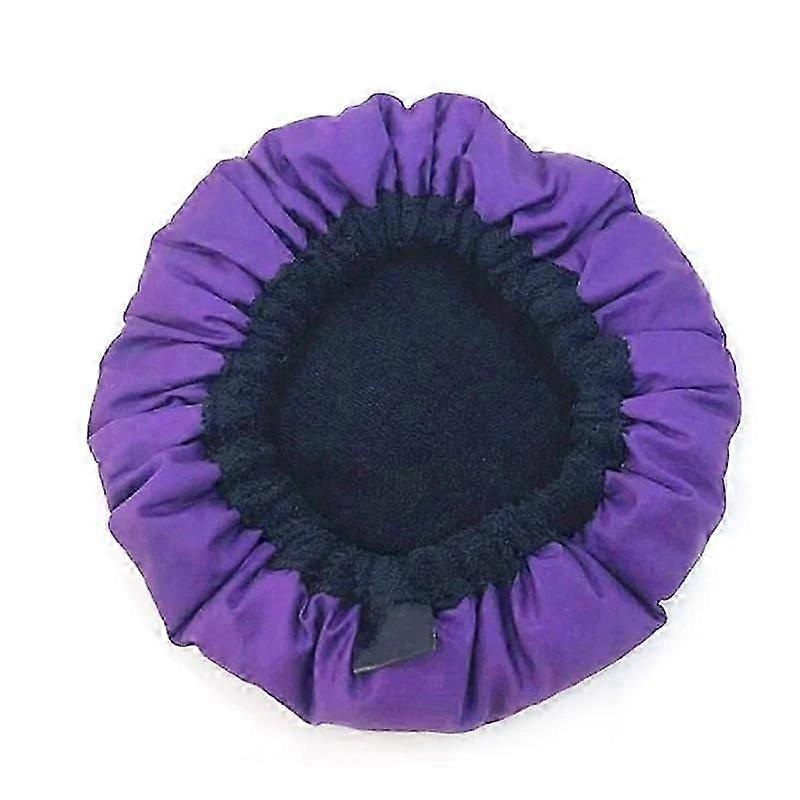 Microwave-Activated Flaxseed Heat Cap in Purple, for Soothing Hair Steaming Sessions in the UK