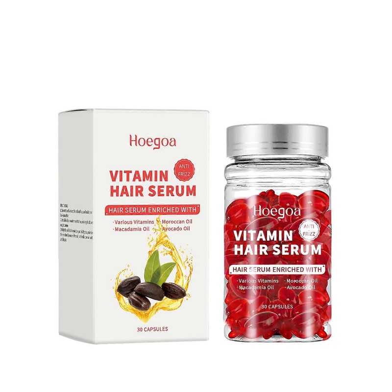 Moroccan Hair Care Capsules – Nourishing & Repairing for Dry, Split Ends – 30 Capsules