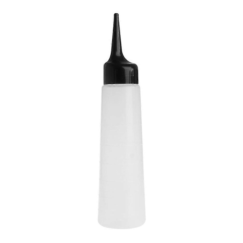 Pet Shampoo Dispenser Condiments Dispenser Plastic Squeeze Bottle with Scale Hair Color Applicator Bottle 150ml Capacity  White