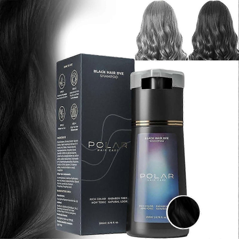 Polar Hair Dye Shampoo for Women and Men – Long-Lasting Moisturising Colour with Healthy Shine