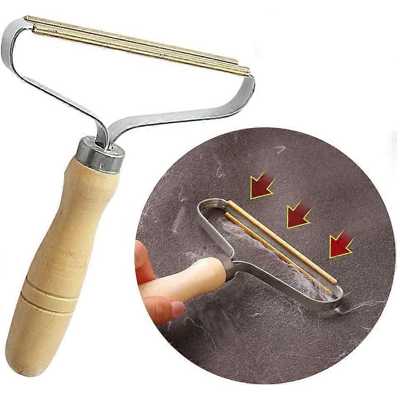 Portable Lint Remover, Double Sided Lint Rollers Reusable Clothes Fuzz Shaver, Pet Hair Hairball Quick Epilator, Woollen Sweater Clean Tool, for Remov