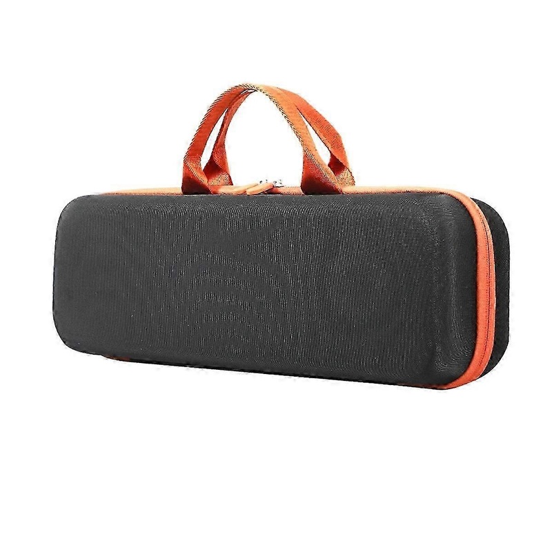 Storage Bag for Airstrait HT01 Hair Straightener – Stylish Black & Orange Accessories Case for Safe and Convenient Storage