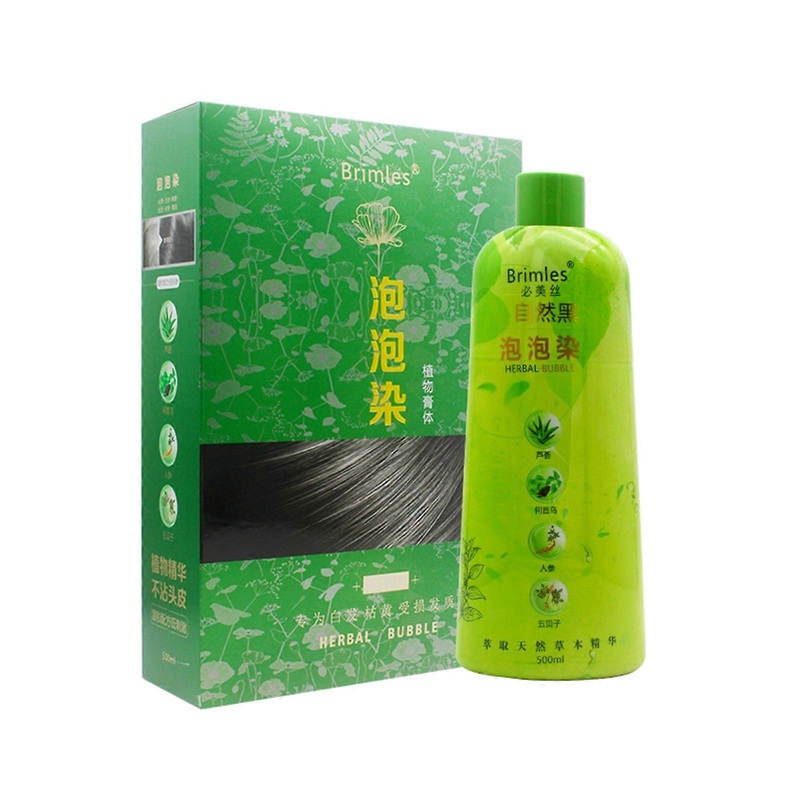 Bubble Hair Dye, Popular Color Herbal Paste Hair Stain Cream 500ml, Plant Extract Hair Care Hair Stain Cream