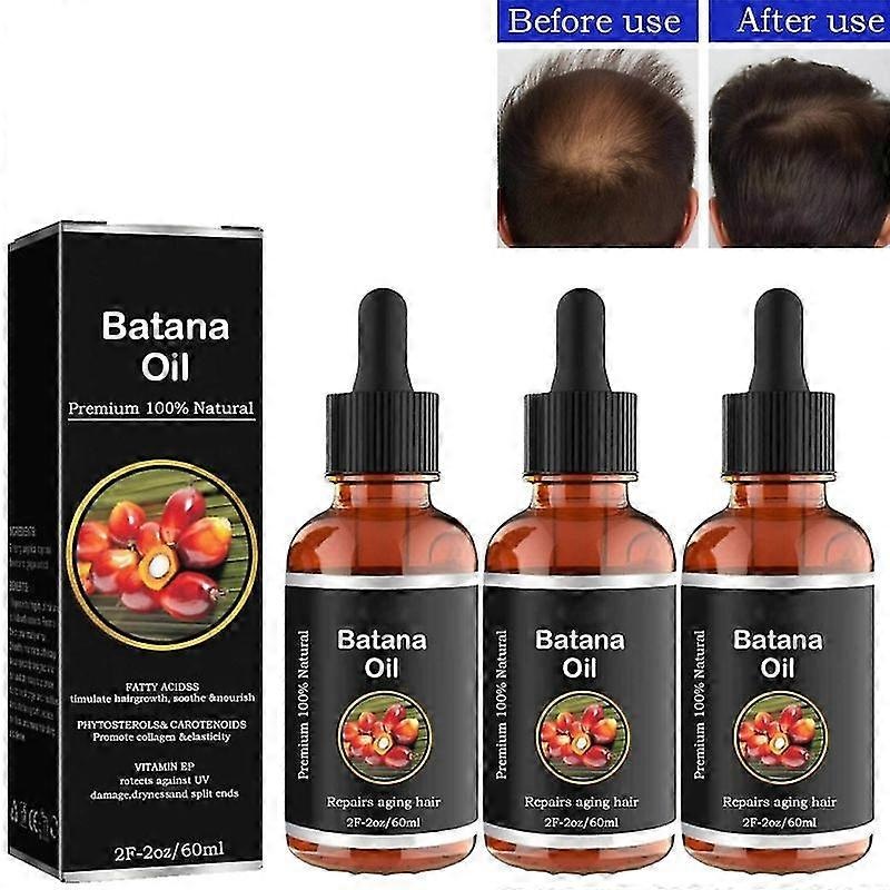 1-5pcs Natural 100% Pure Batana Oil For Hair Growth Batana Oil Butter Hair Mask From Honduras Hair Loss Treatment For Black Men Women