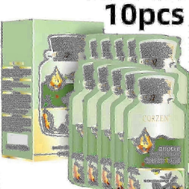 10 Plant-Based Hair Dye Bubbles – Natural Grey Coverage with Botanical Conditioning