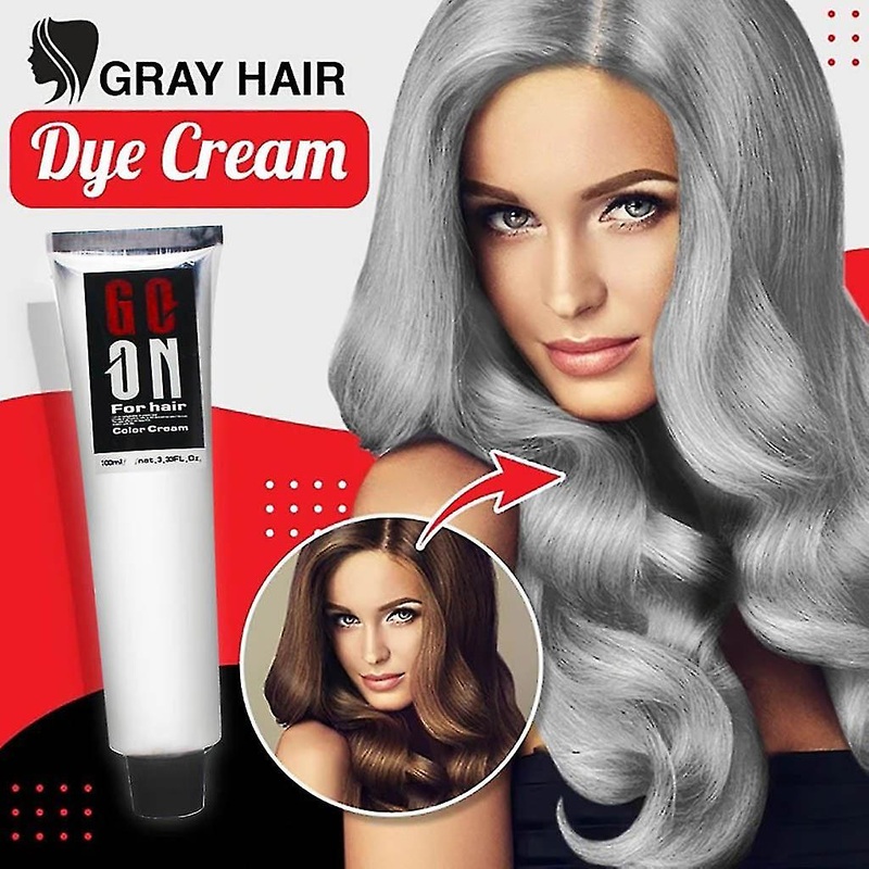 100ml Plant Hair Dye Pop Color Granny Gray