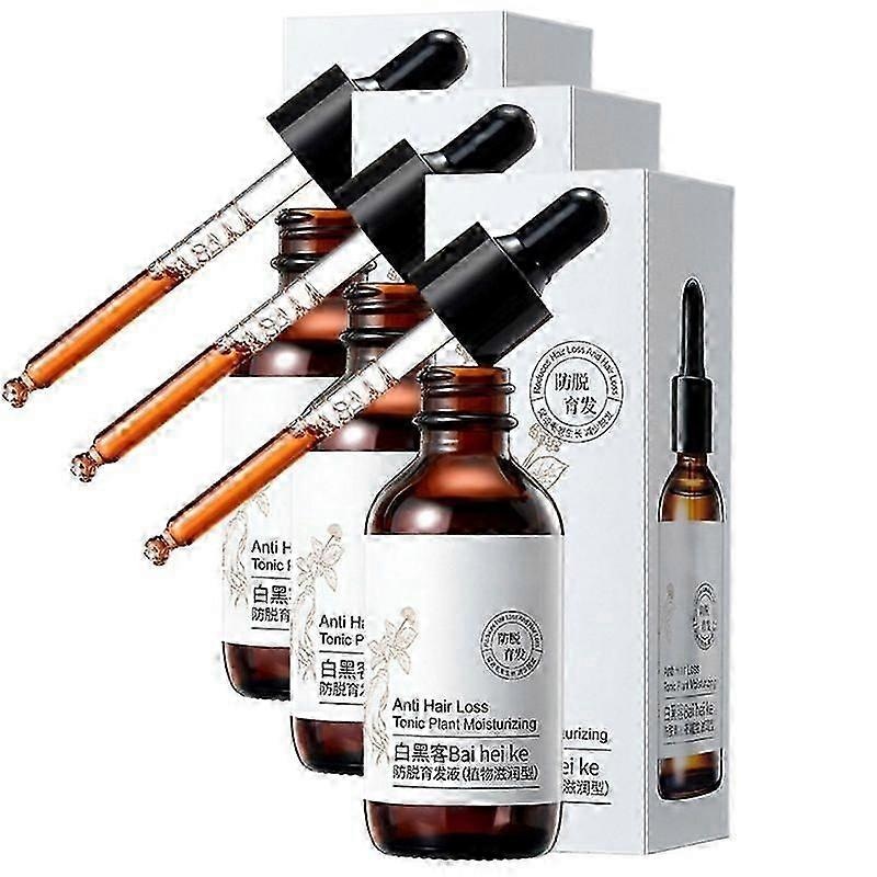 3-Piece Natural Hair Growth Serum with Essential Oils for UK Hair Regrowth and Repair