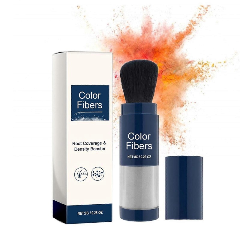 Extra Large Color Fibers and Refills, 2024 Color Thickening Temporary Hair Color, Colored Hairline Powder for Filling in Thinning Hairline Scalp Area
