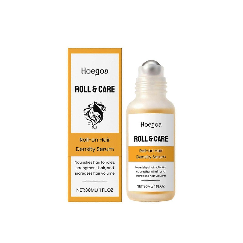 Roll & Grow Roll-on Hair Growth Serum with Batana, Rosemary & Biotin – Natural Scalp Treatment for Men & Women – Non-Greasy Easy Application – 30 ml