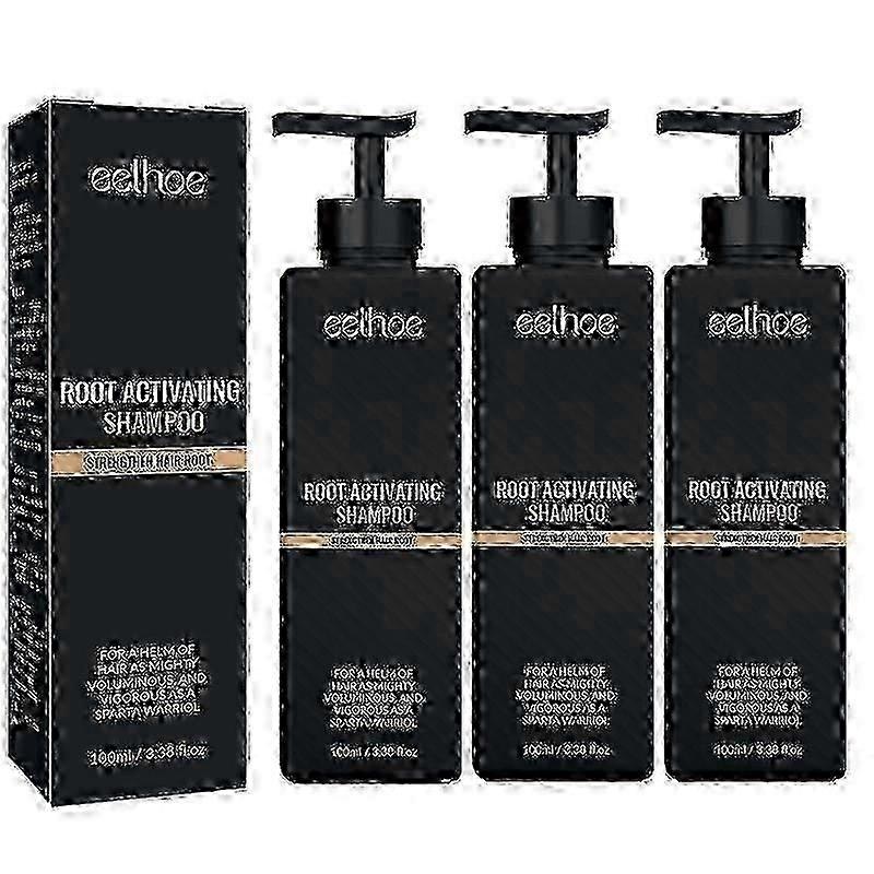 Suitable for SPARTAN Root Activator Shampoo, 3Pcs Hair Loss Shampoo