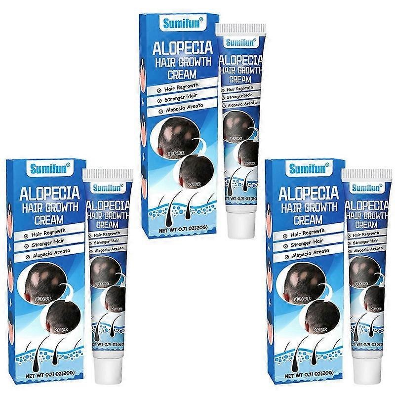 1-3pcs Alopecia Hair Growth Cream Reduces Hair Loss Promotes Regrowth Cream Advanced Formulas for Fuller Thicker Hair