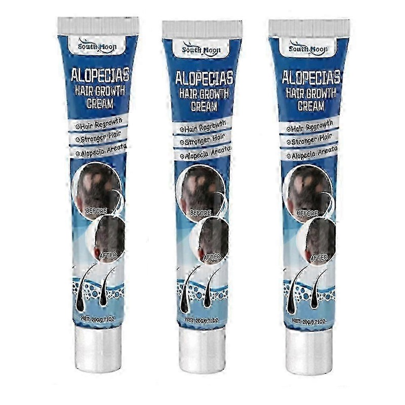 1-3x New Alopecia Treatment Cream Hair Growing Prevent Alopecia Baldness Regrowth 20g