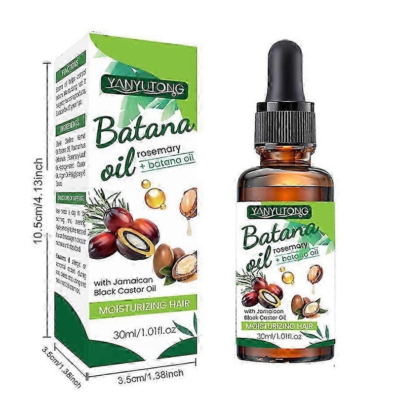 2025 Batana Oil for Hair Growth 60ml, 100% Pure & Natural Batana Hair Oil from Honduras, Prevent Hair Loss, Natural Oil for Men & Women for Thicker &
