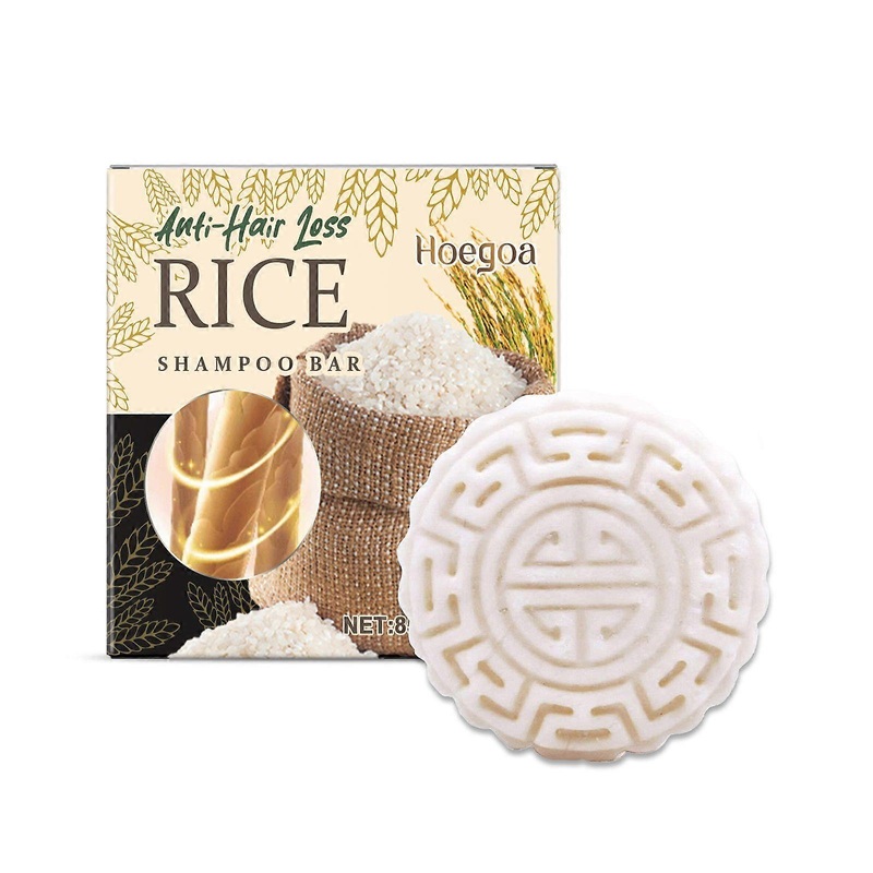 2025 Latest Model  Rice Shampoo Gently Cleans And Nourishes Scalp, Moisturizes