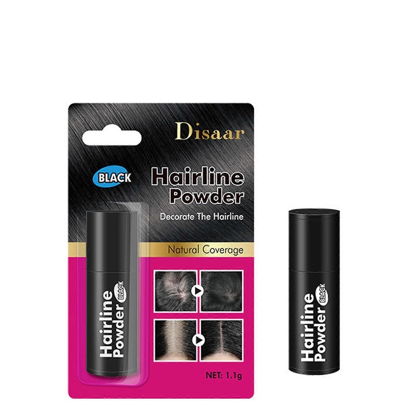 Brown Hair Line Powder 1.1g Hair Sponge Head Water Proof And Antisweat Hair Line Powder Color Protection