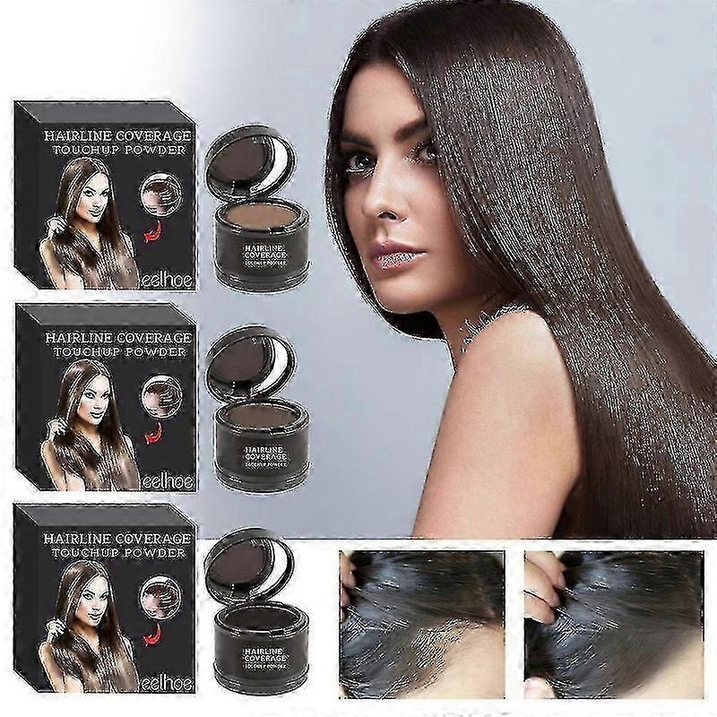 Hair Line Powder Root Cover Up Natural Instant Long Time Hairline Shadow Powder Hair Concealer Coverage 3 Color