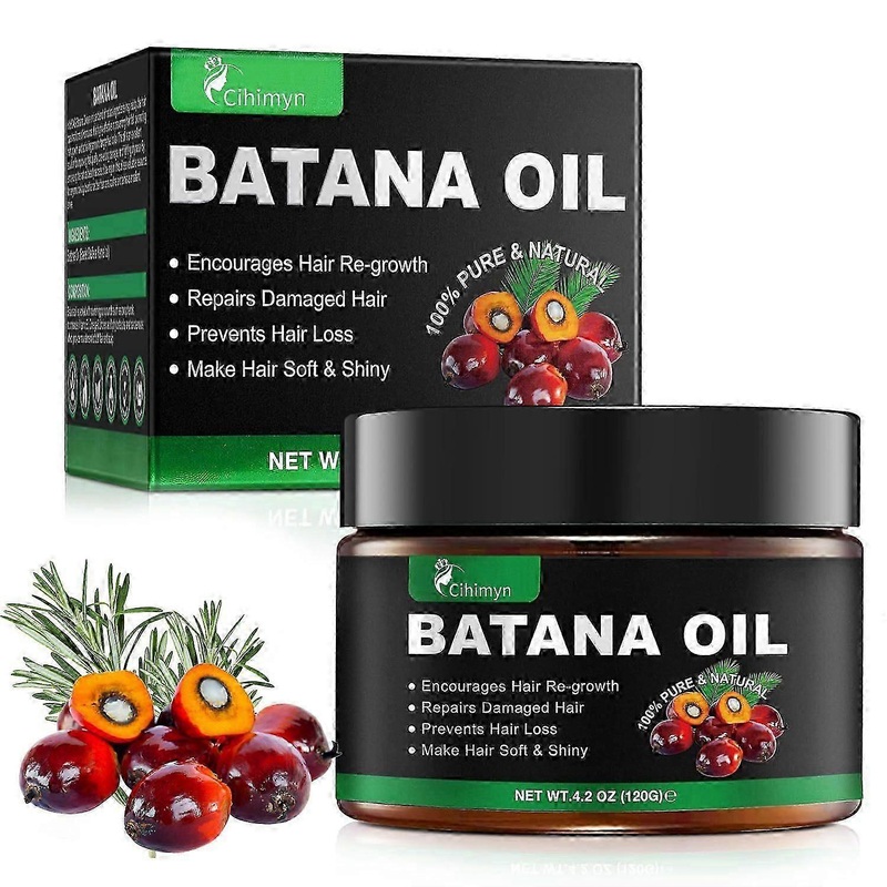 Raw Batana Oil for Hair Growth 100% Organic Batana Oil Organic Natural and Pure Repairs Damaged Hair Prevents Hair Loss and Enhances Hair Thicknes