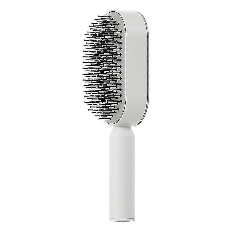 Self-cleaning Hair Brush, Gujin 3d Air Cushion Massage Brush, Hair Brush Without Pulling, Detangling Scalp Massage Brush For Wet Or Dry Hair