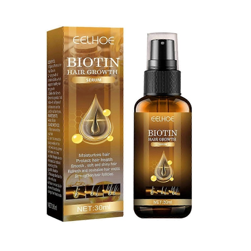 1-3x Biotin Hair Thickening Spray Repairs Hair, Nourishes Hair, Strengthens Hair, and Prevents Hair Loss Root Spray 30ml