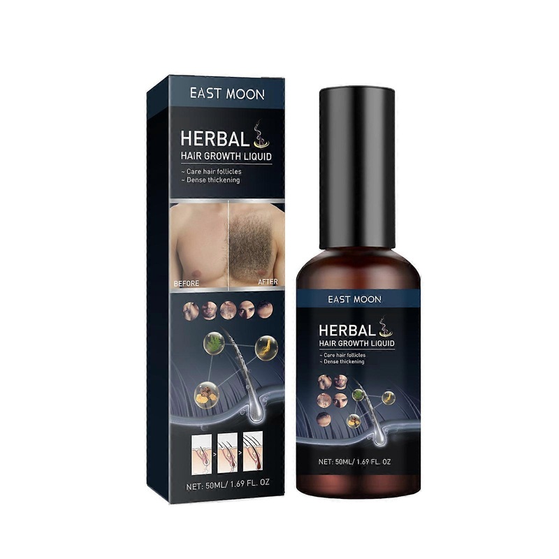 1-5Pcs Rapid Thick Hair Growth Liquid  Powerful Repair & Maintenance for Beard & Chest Body Hair