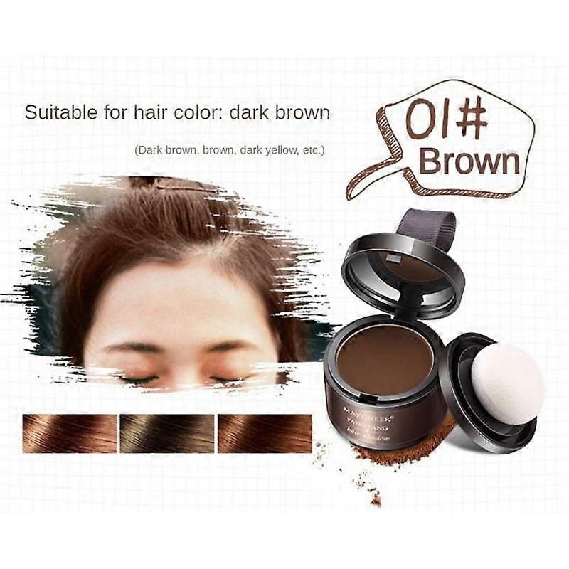 Hair Concealer Bald Coverage 4 Color Cosmetics Hair Fluffy Powder Forehead Trimming Unisex Beauty Tool