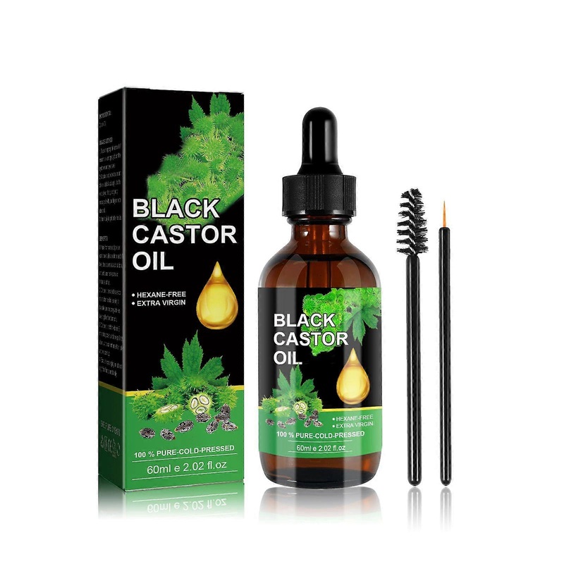 OUHOE Castor Oil Hair Serum for Thickening, Nourishing Roots, Softening Hair, Preventing Loss
